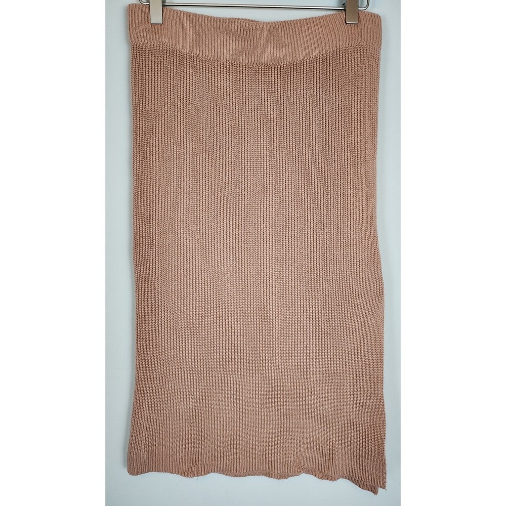 Abercrombie Fitch AF Skirt Women‎ M Ribbed Side Slit Pencil Skirt Heritage Work